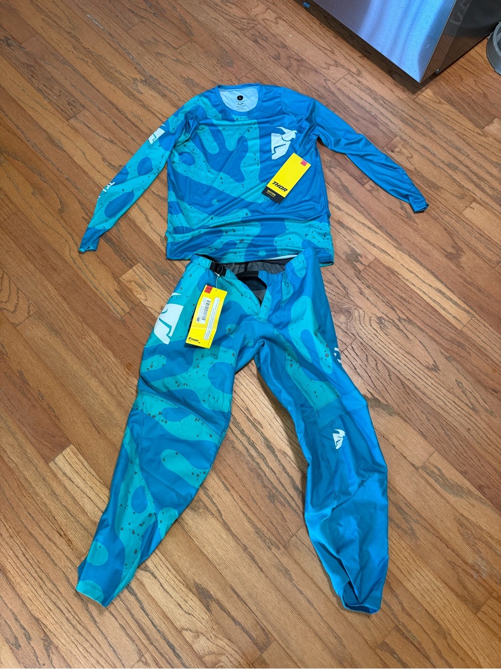 thor Teal & Aqua Sector Motocross Pants